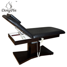 hydraulic facial bed spa bed, salon wooden massage bed